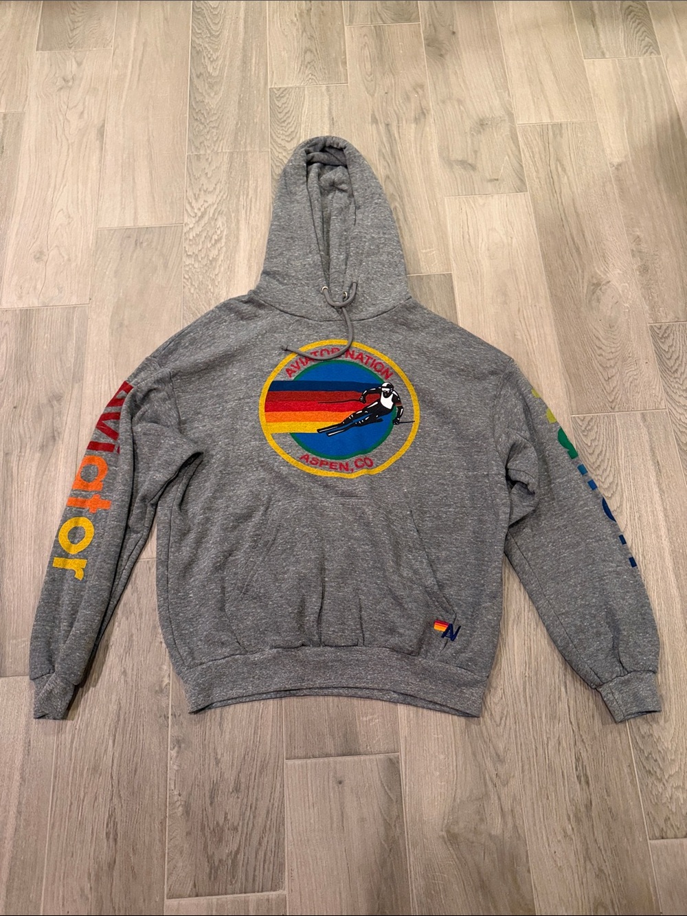 Aviator Nation Woman’s Gray Hoodie Size XS
